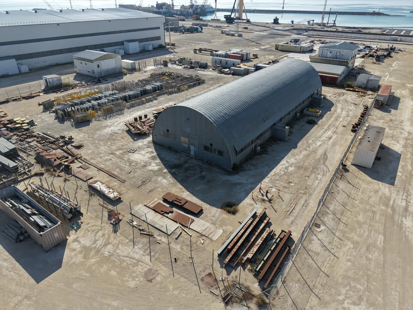 Fabrication Warehouse — arched storage warehouse