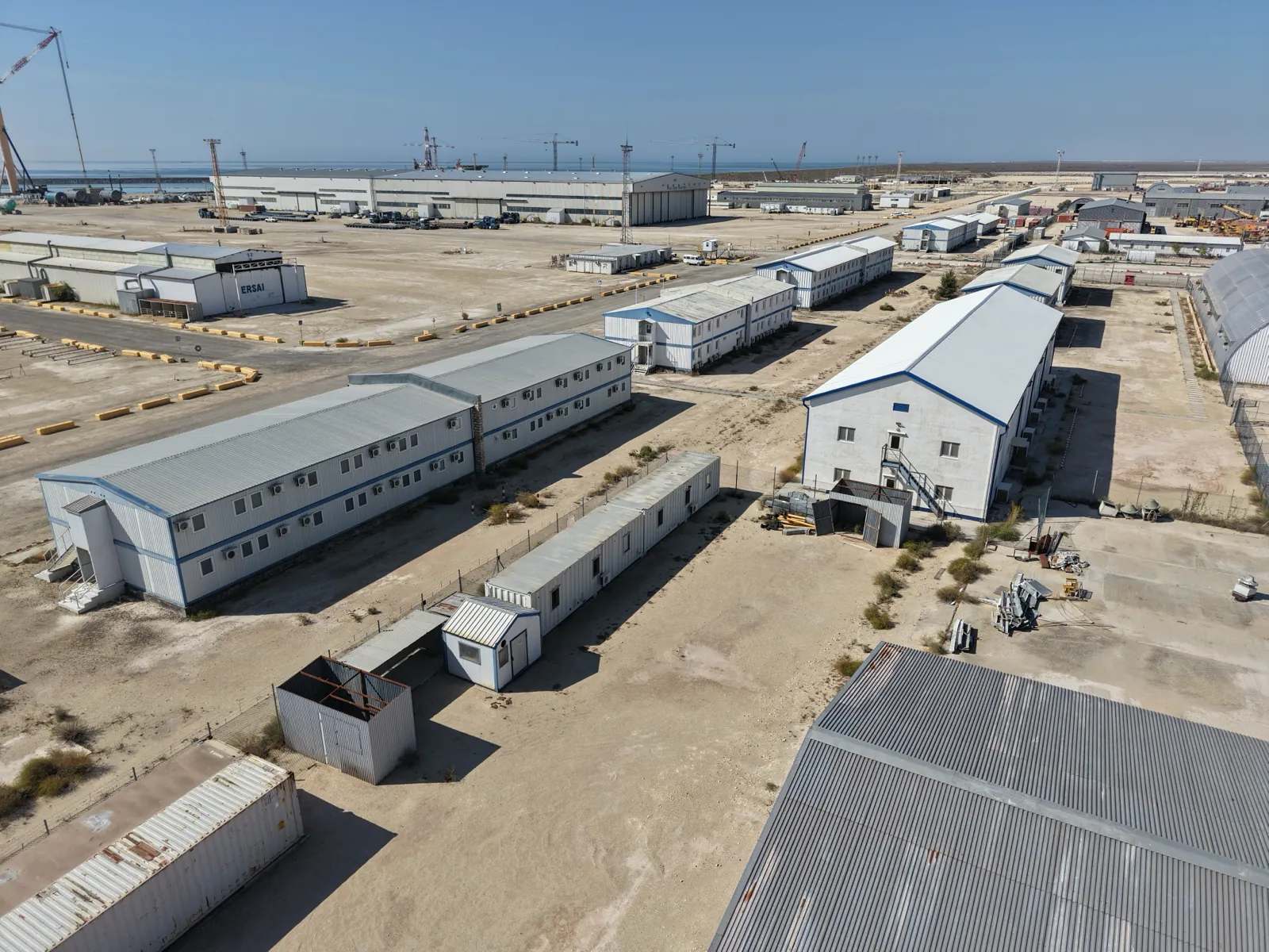 Office buildings at the ERSAI yard