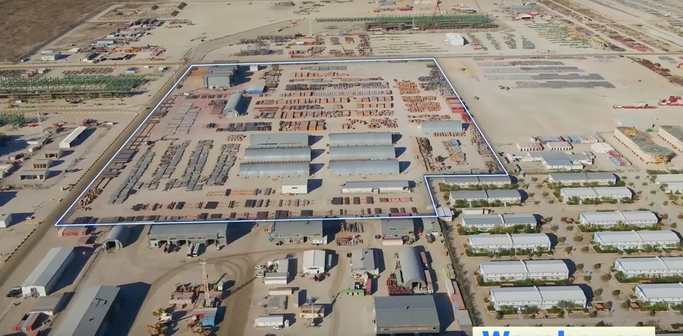 Project Warehouse — storage area at the ERSAI yard