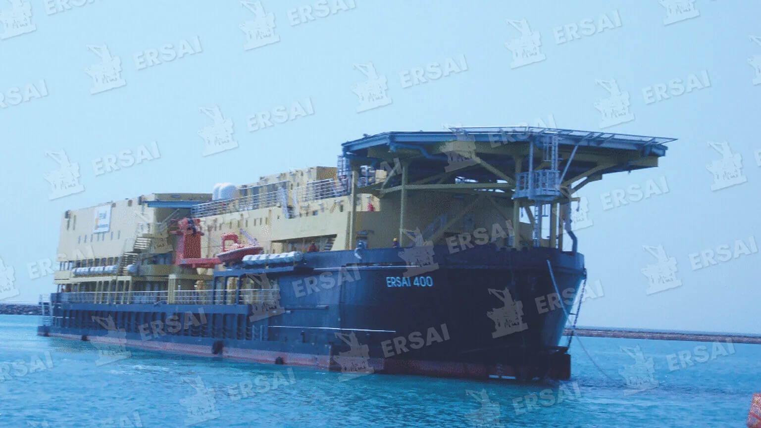 Прибытие ERSAI 400 на базу ЕРСАЙ
